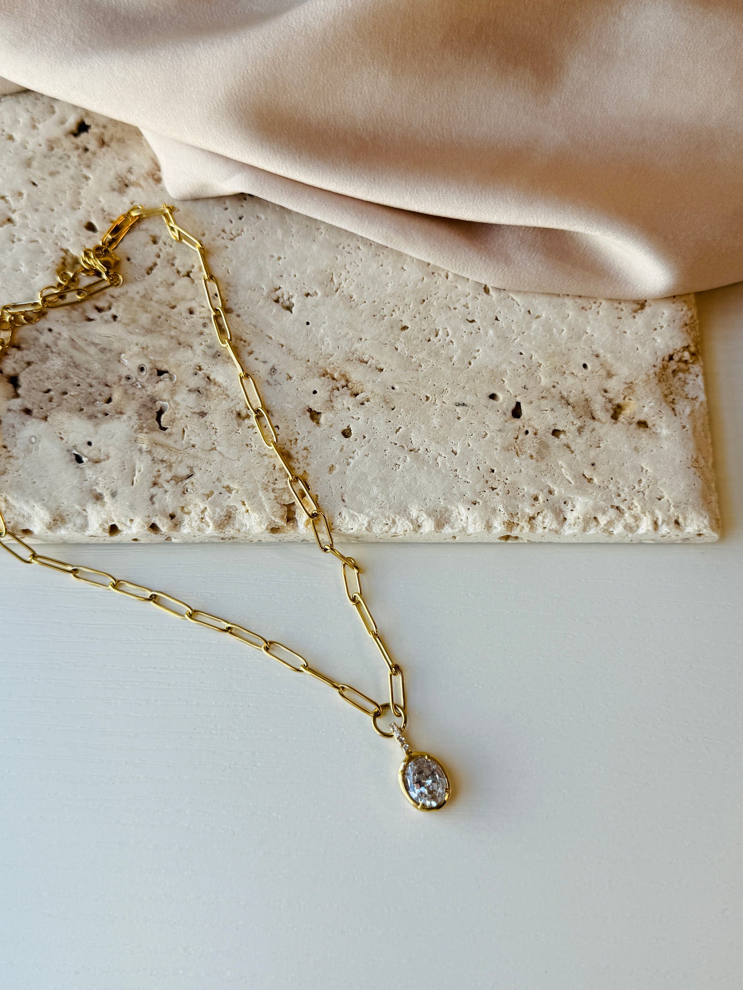 The Solis Duo necklaces