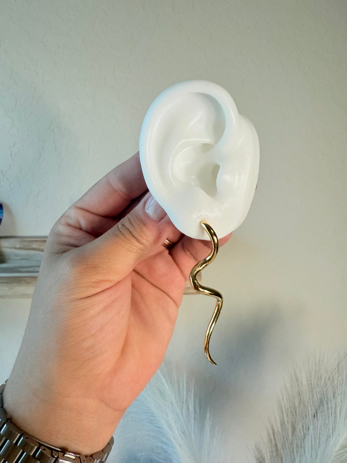 Swirl earrings