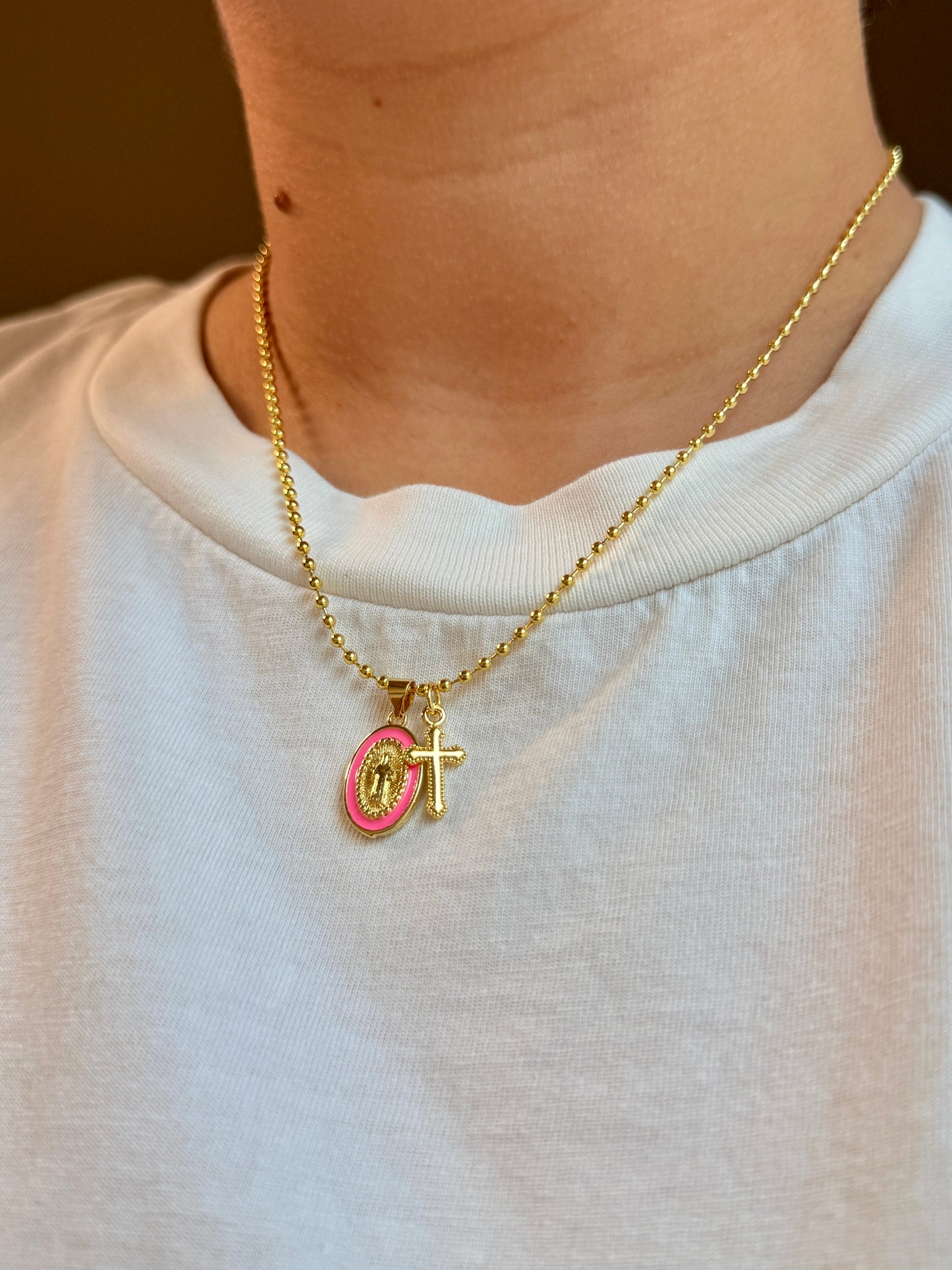 Fé en color necklace