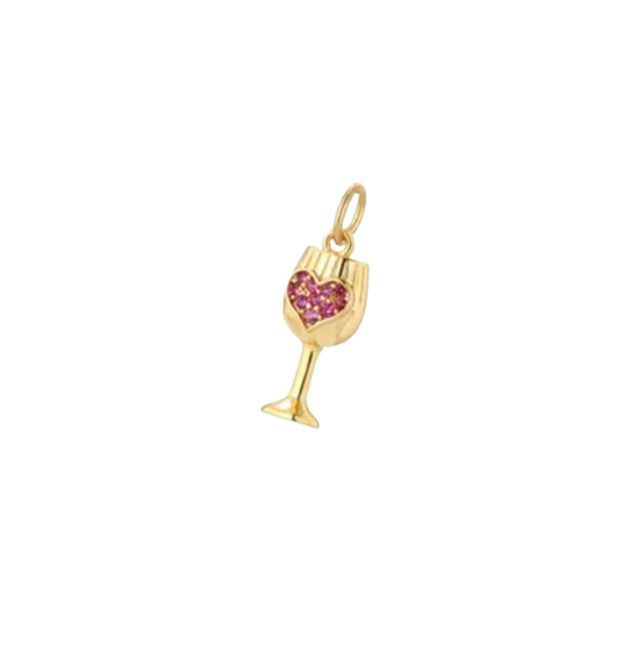 Wine Glass charm