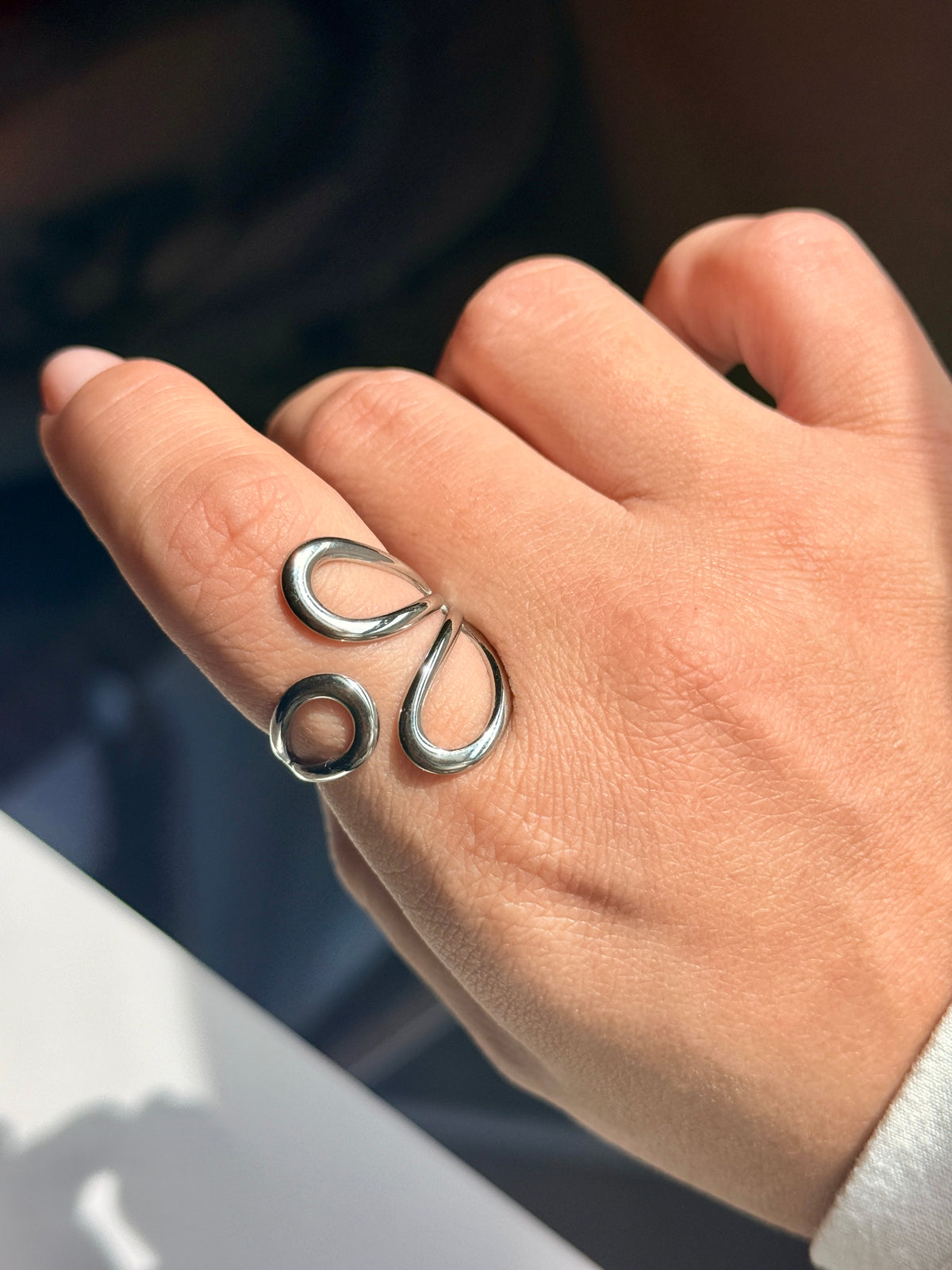 Siena silver ring
