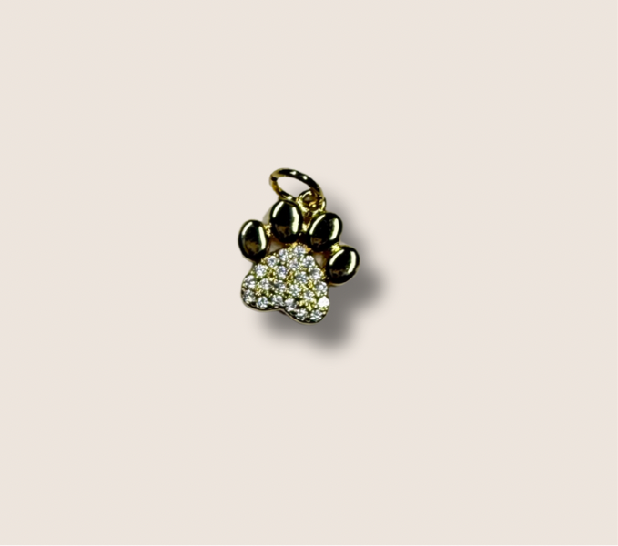 Dog paw charm