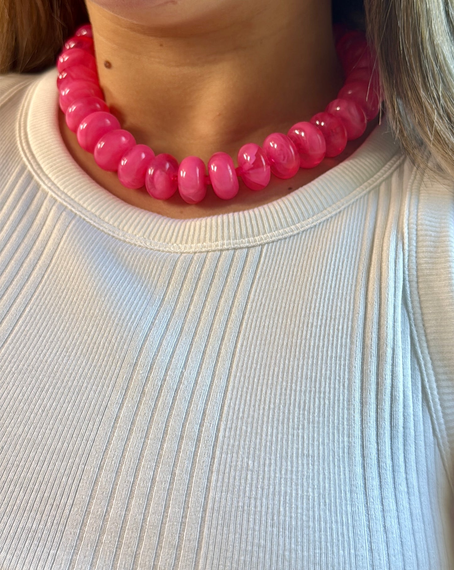 Chunky bead necklace