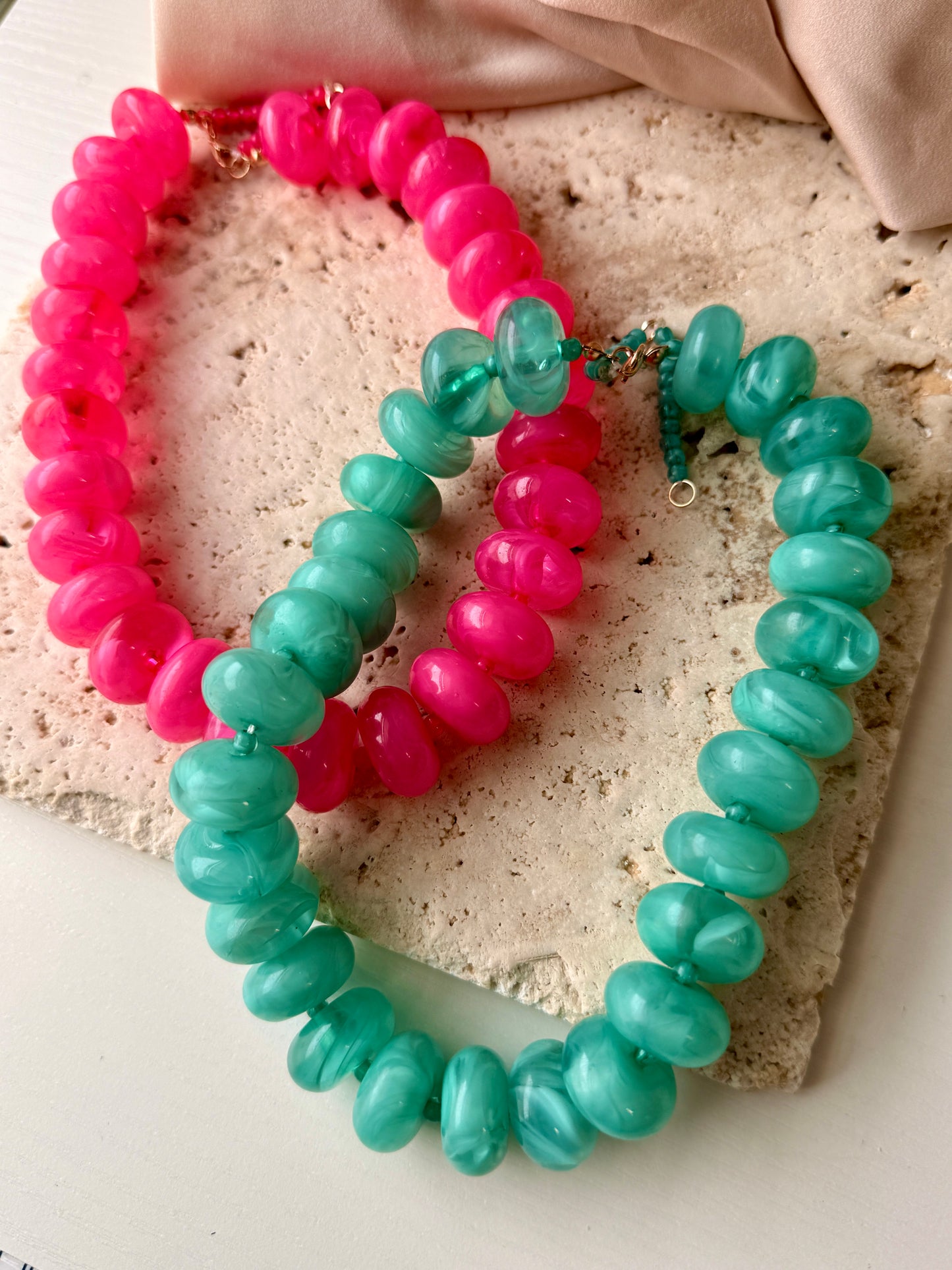 Chunky bead necklace