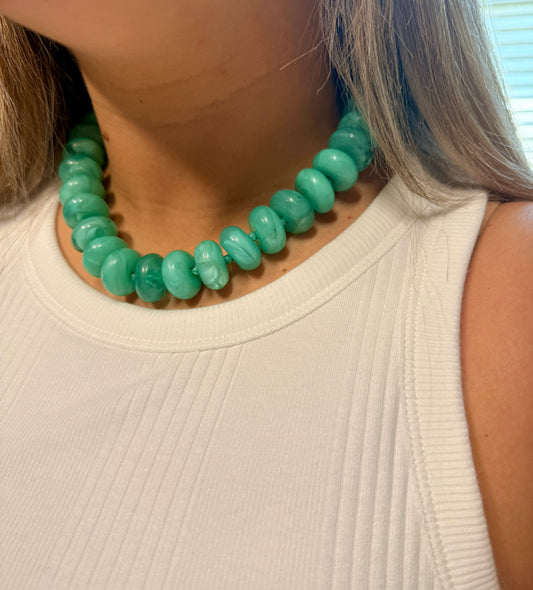 Chunky bead necklace