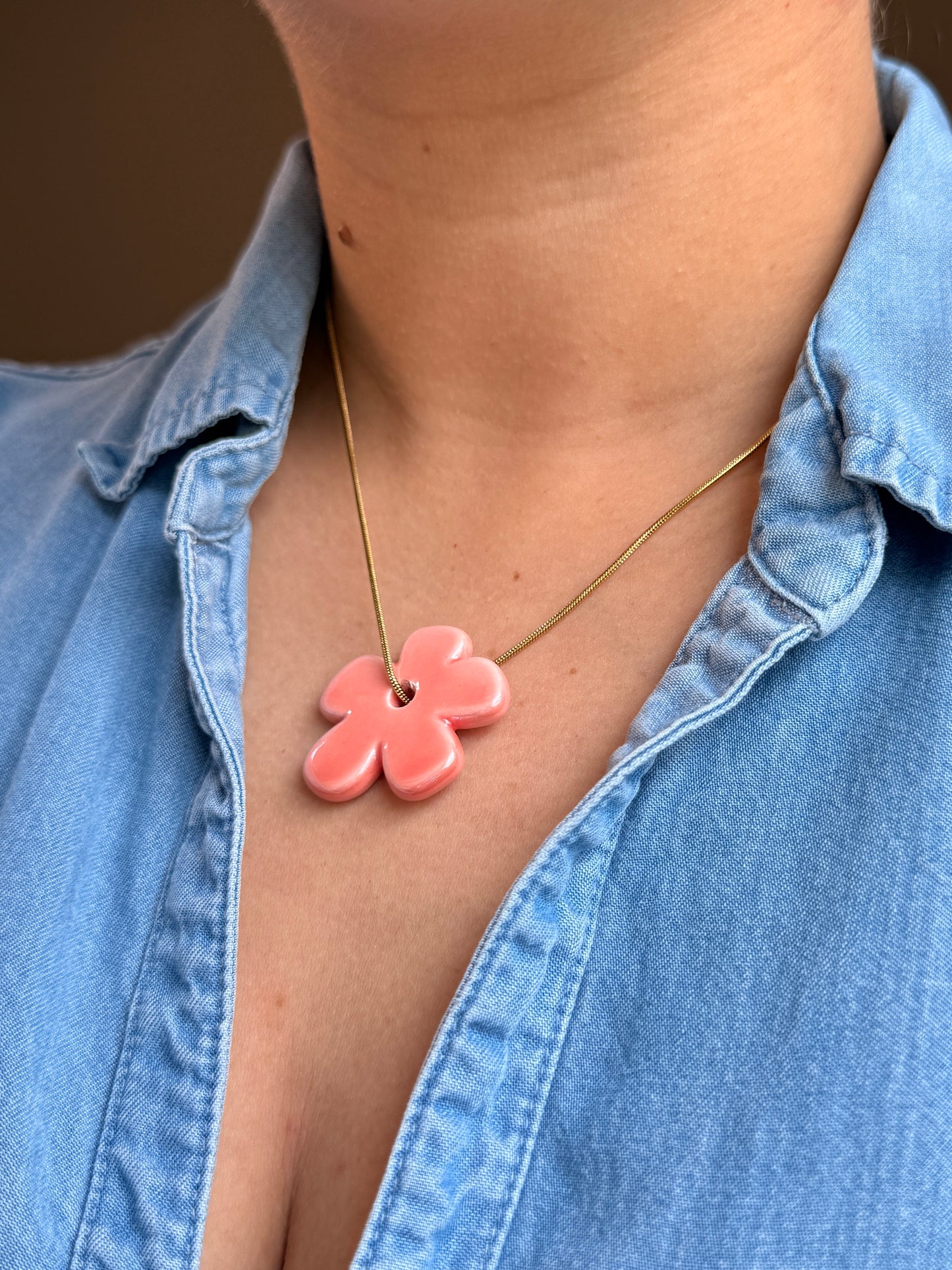 Petal pop necklace