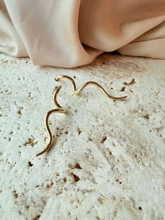 Swirl earrings