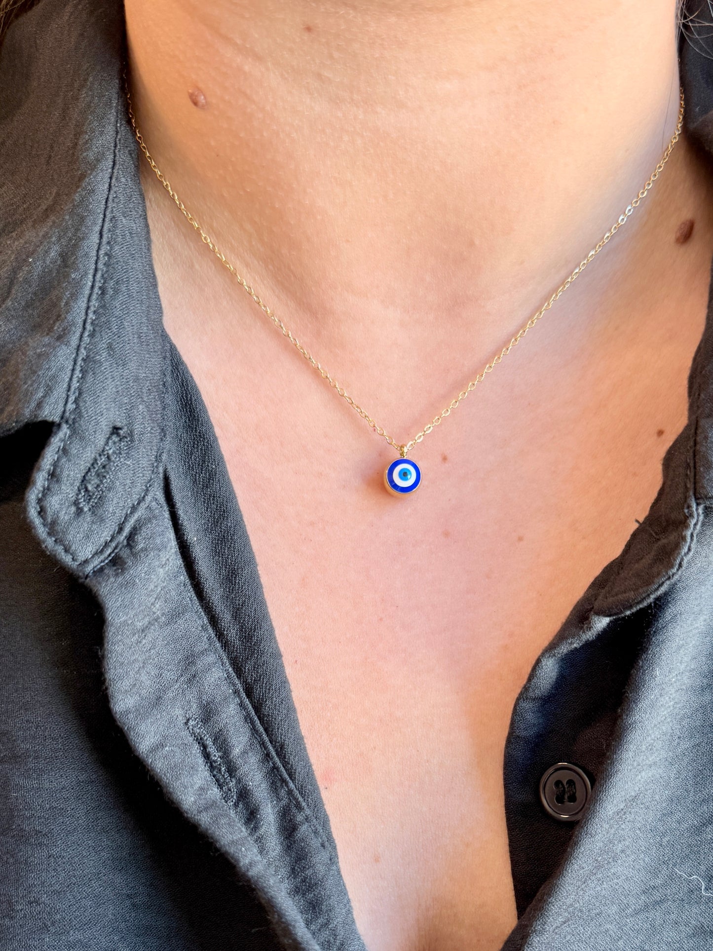 Little evil eye necklace