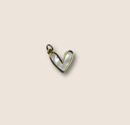 V heart charm