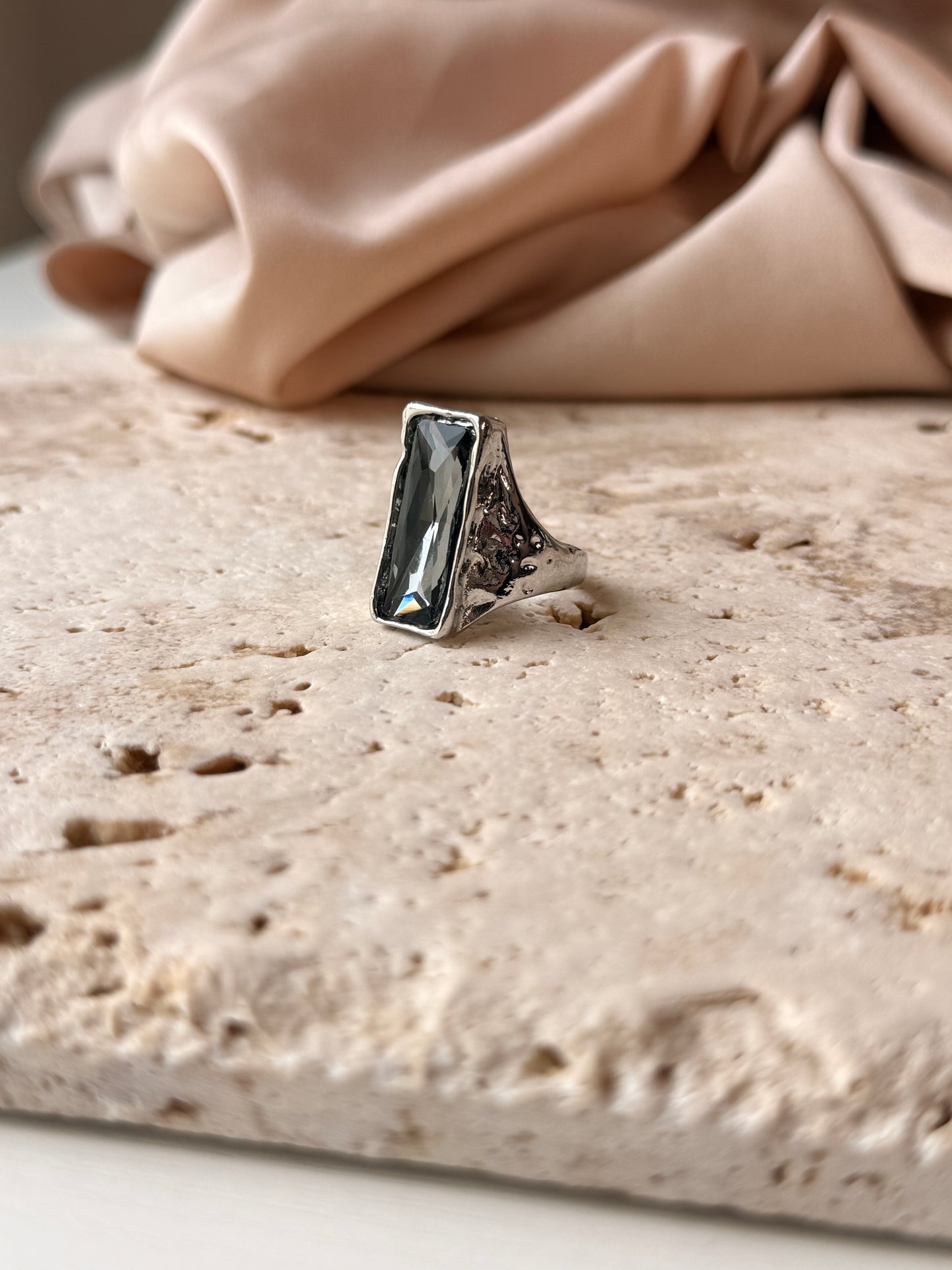 Midnight Square Ring