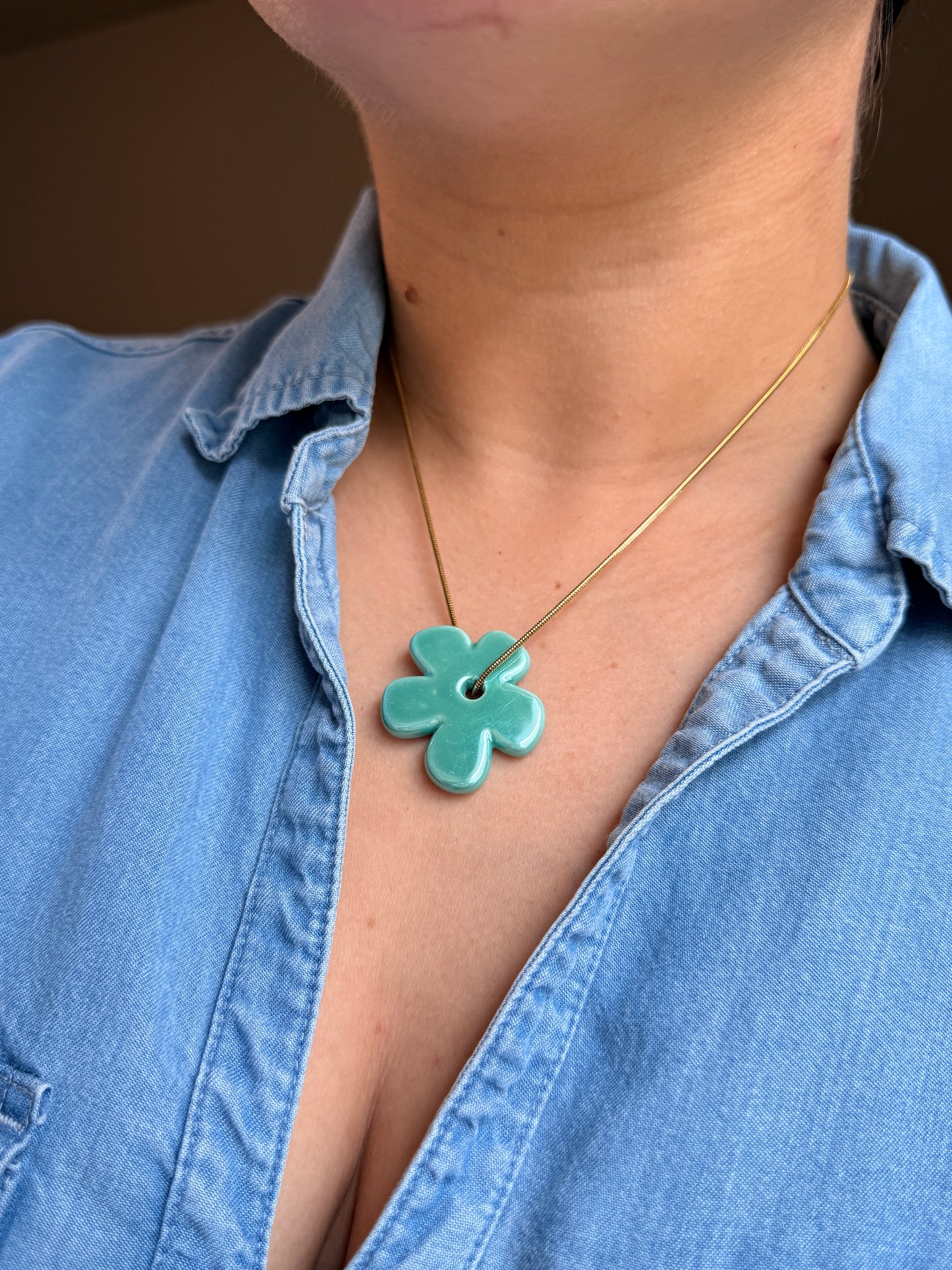 Petal pop necklace