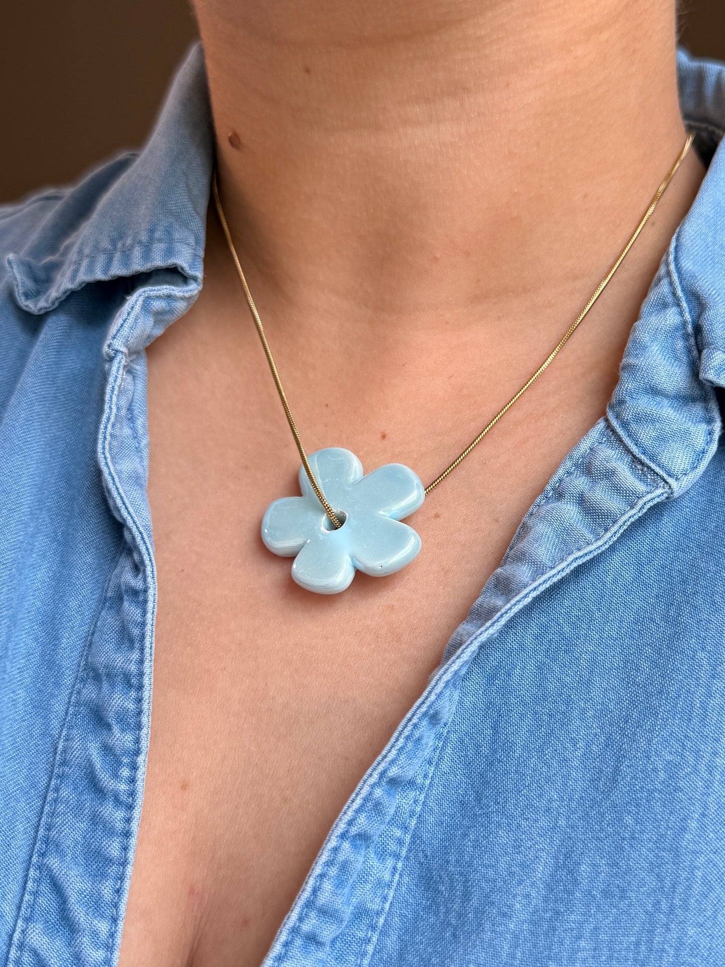 Petal pop necklace