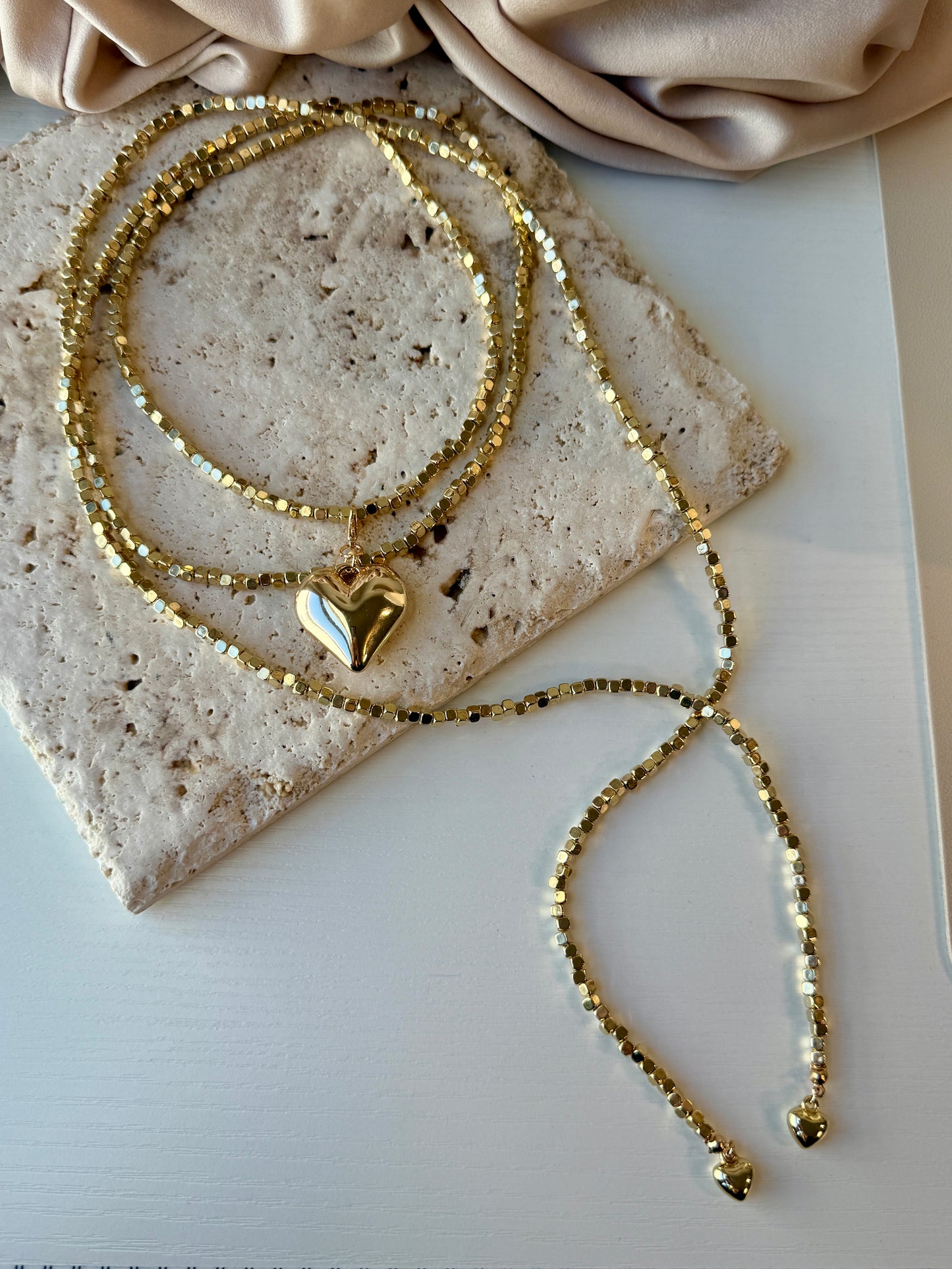 Heartstrings necklace