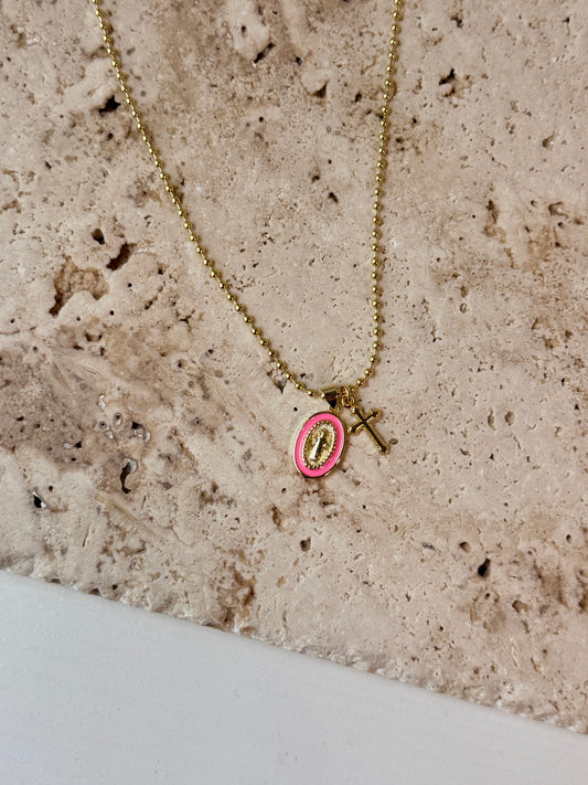 Fé en color necklace