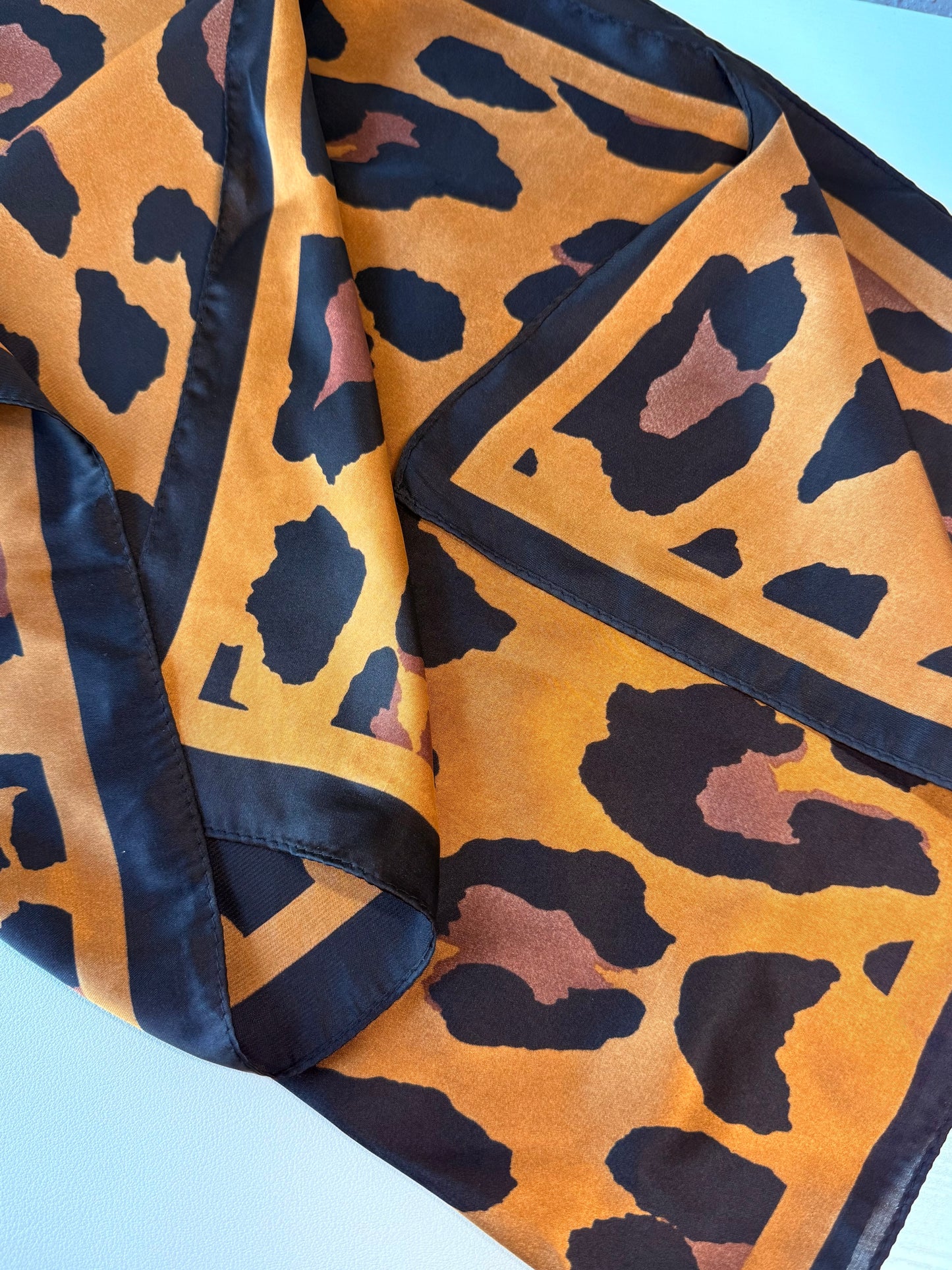 Leopard print scarf/headwrap
