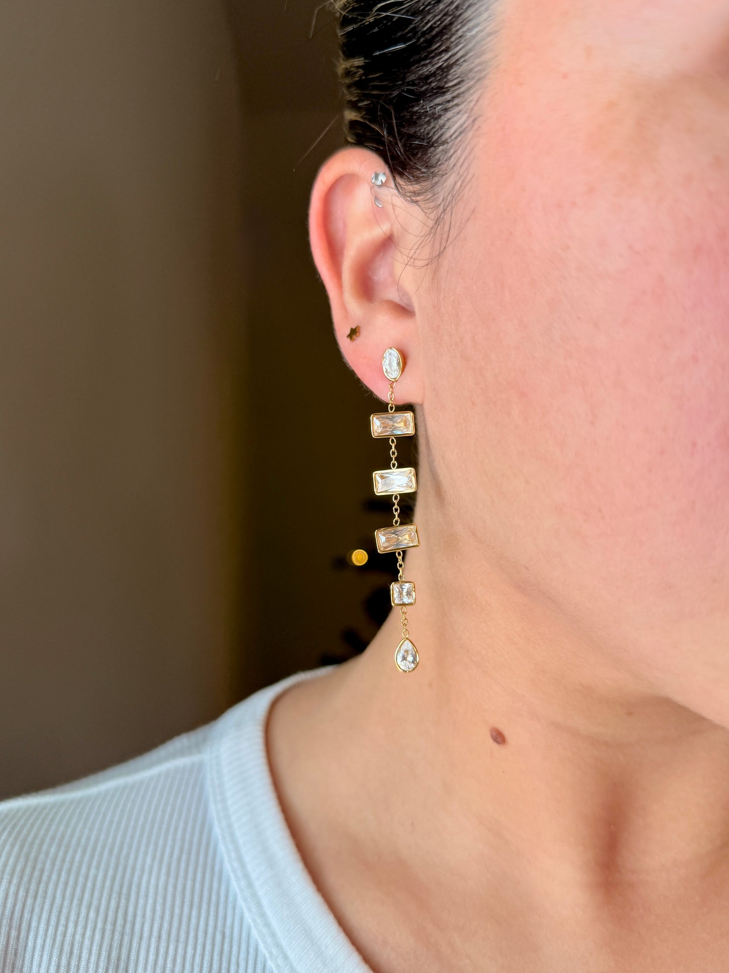 Crystal Drop Earrings