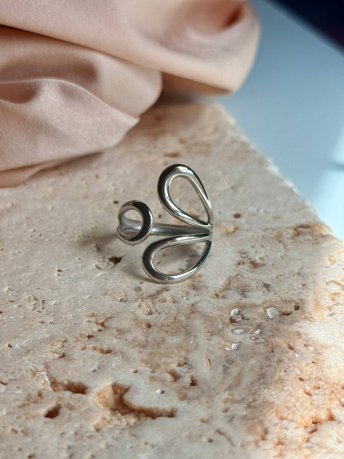 Siena silver ring