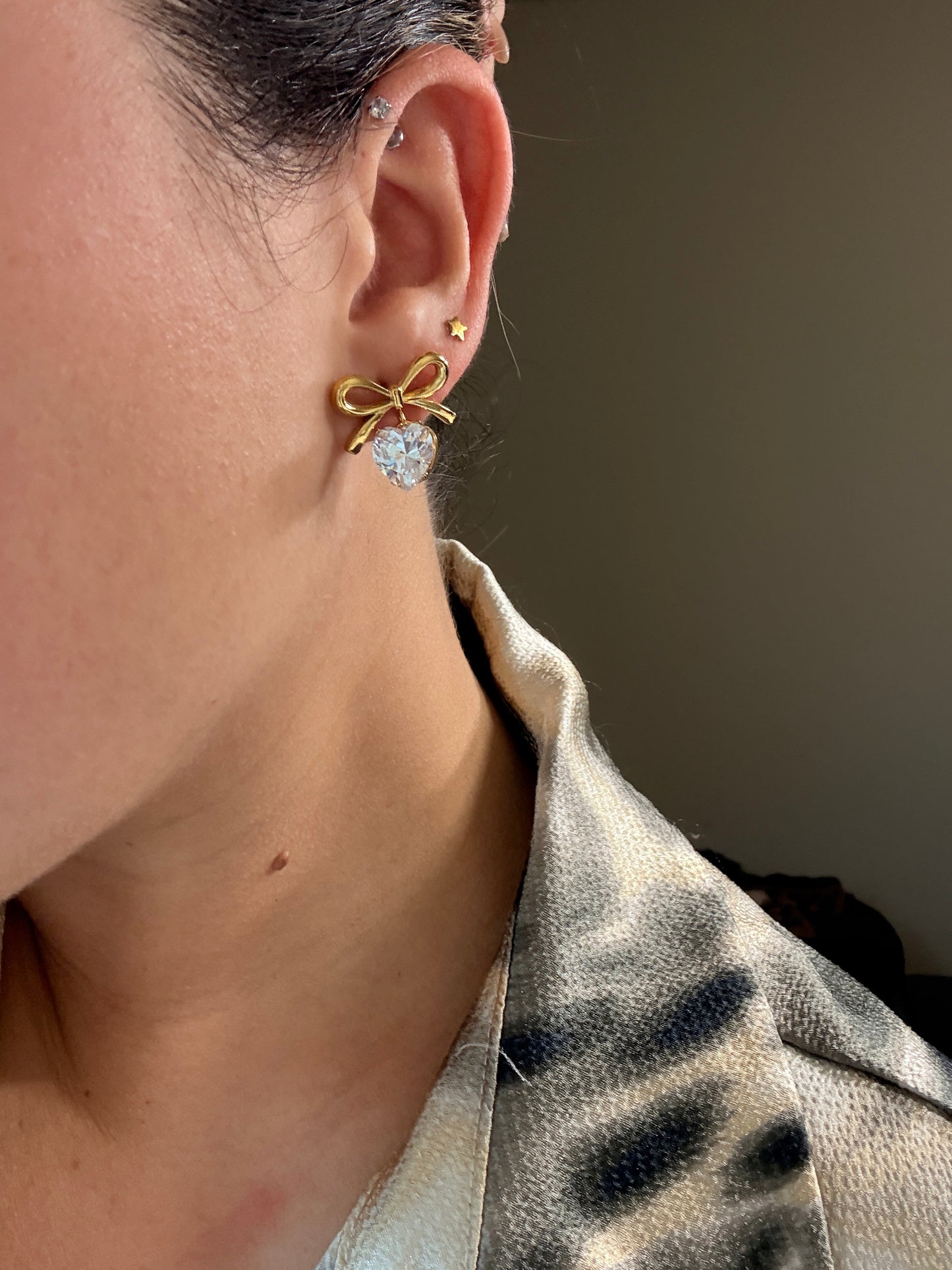 Sweetheart Bow Earrings