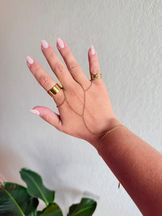 Double ring- bracelet