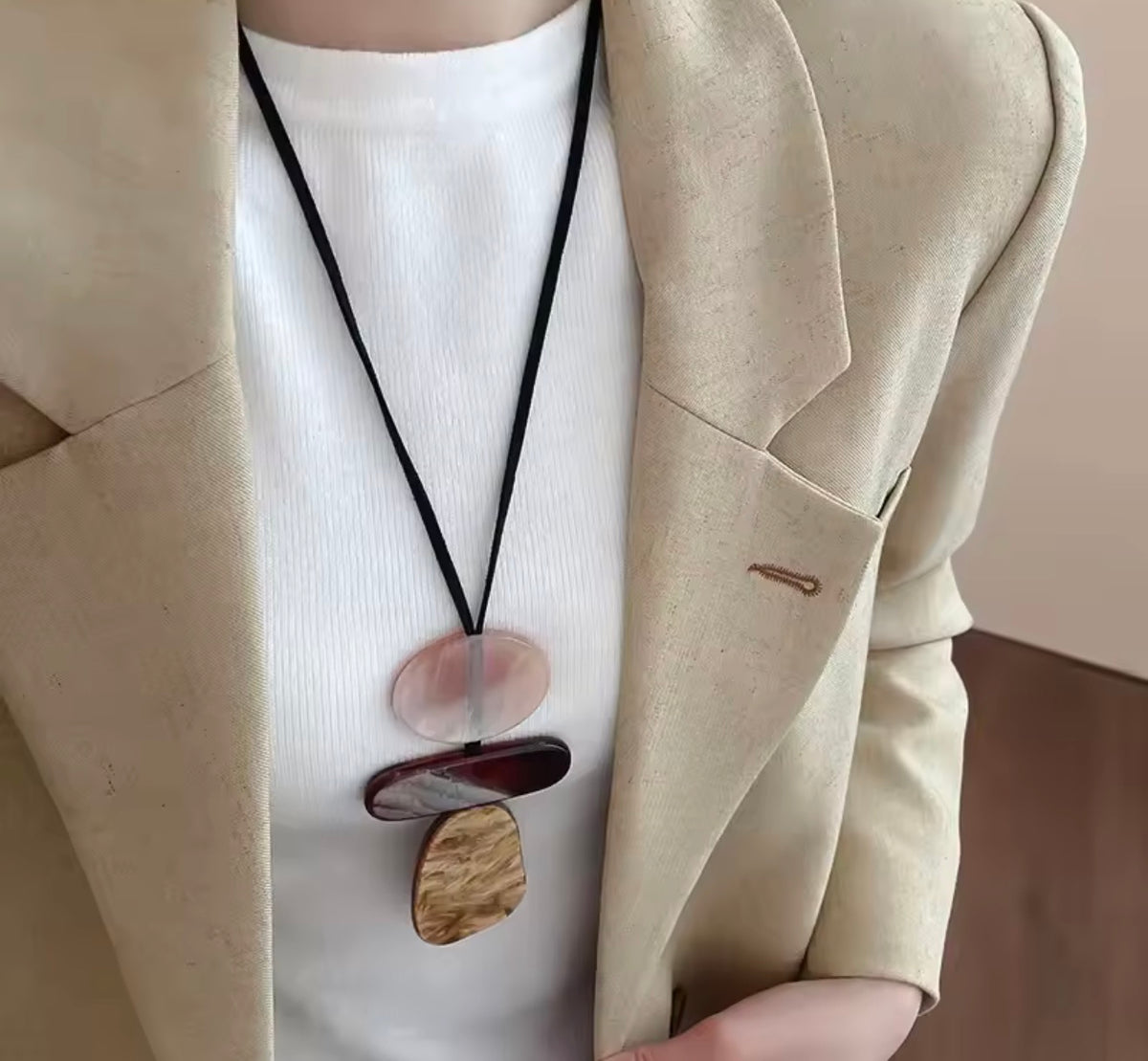 Boho Geometric Pendant Necklace