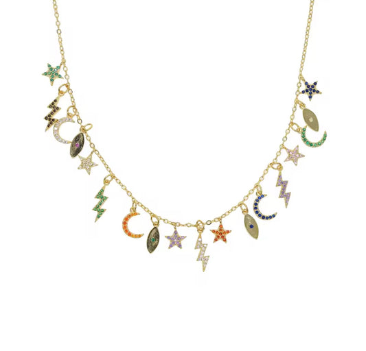 Cosmic Charm Necklace