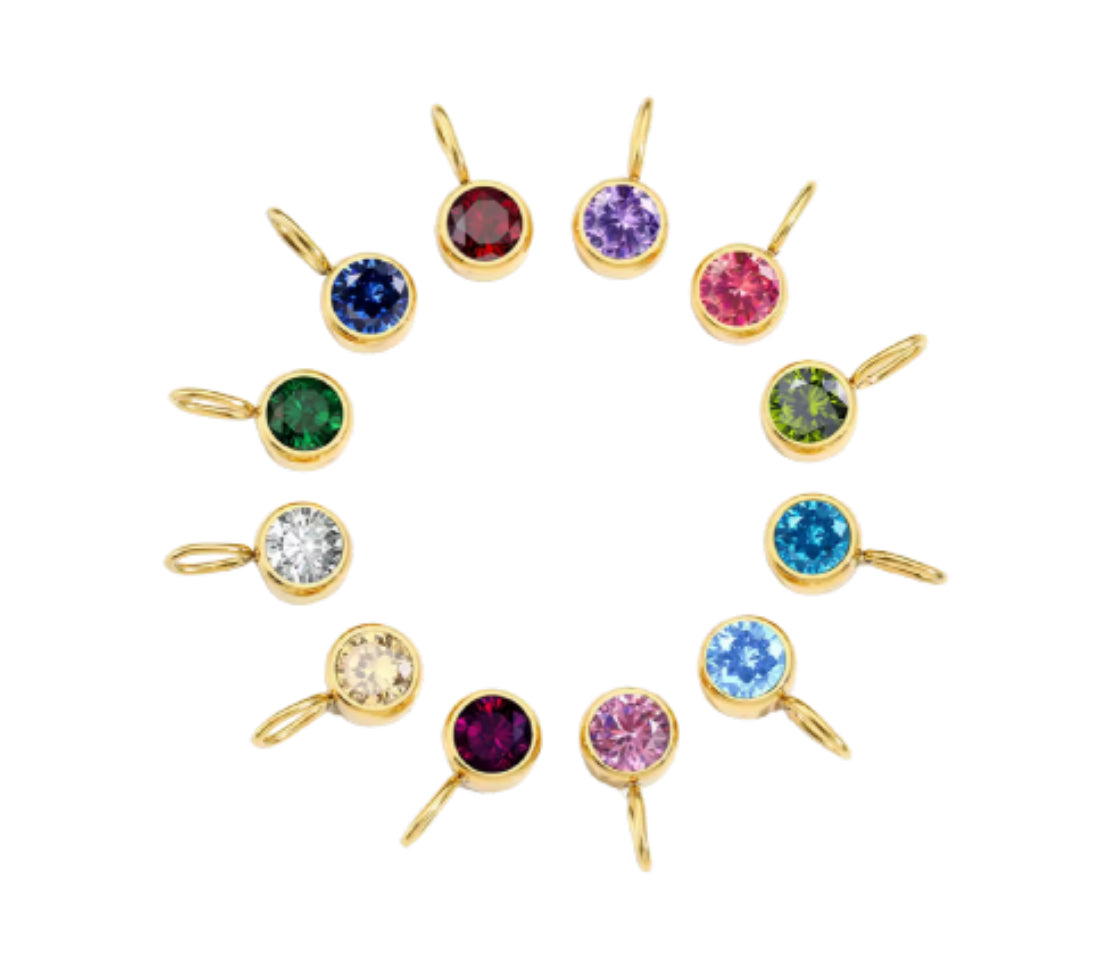 Birth stone necklace