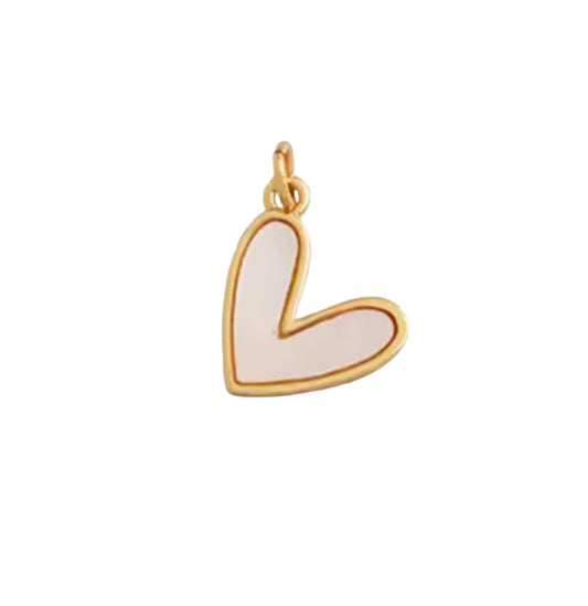 V heart charm